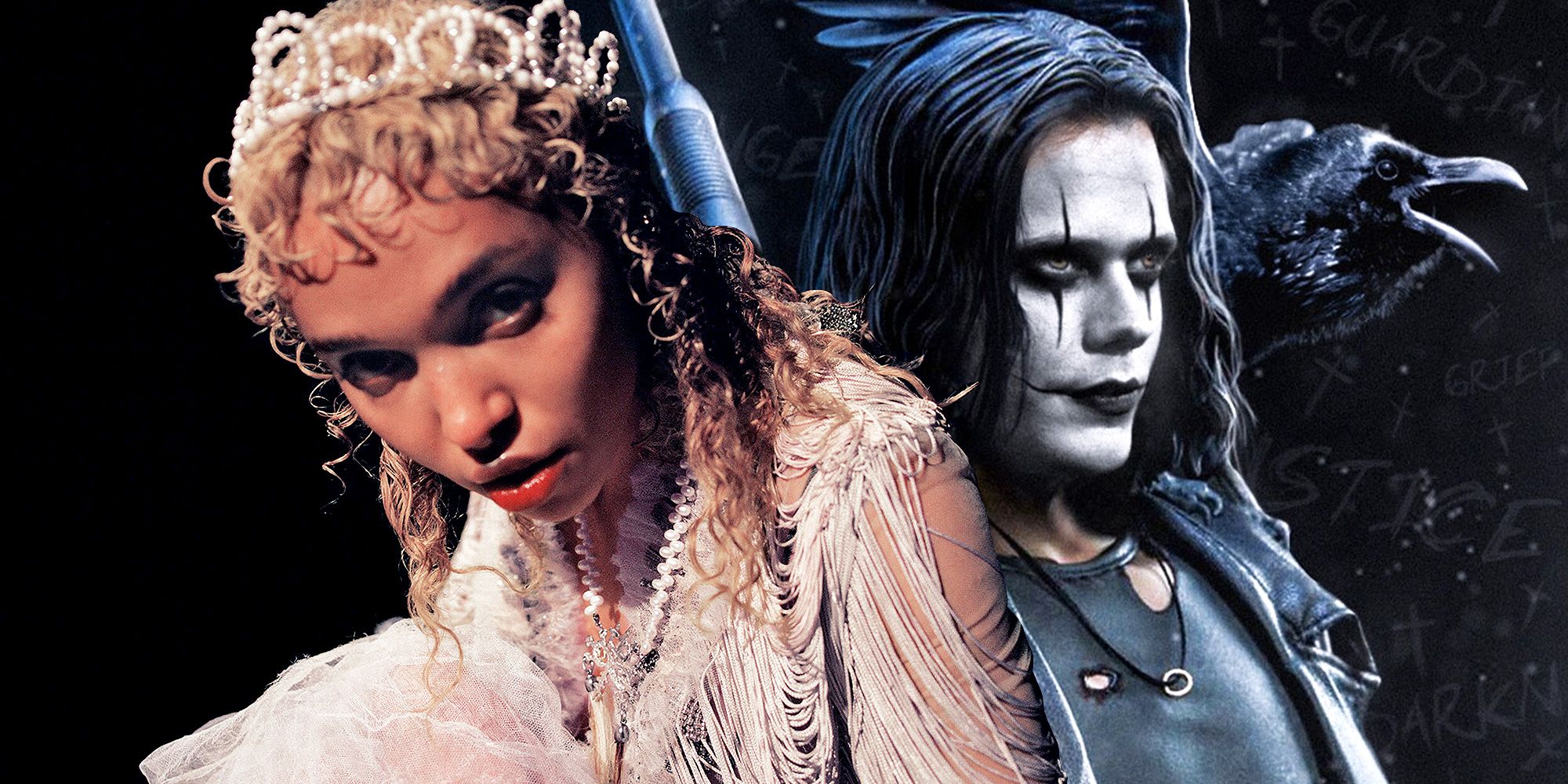 The Crow Reboot presenta al cantante británico FKA Twigs junto a Bill Skarsgard