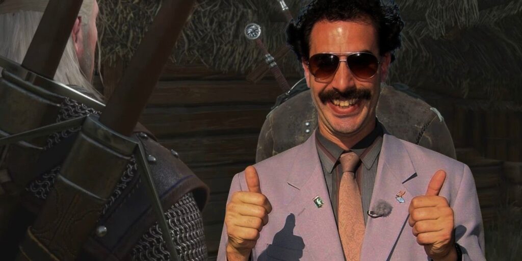 The Witcher 3 tiene un huevo de Pascua de Borat y es muy agradable
