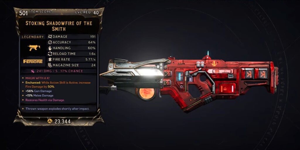 Tiny Tina's Wonderlands: Cómo obtener Shadowfire