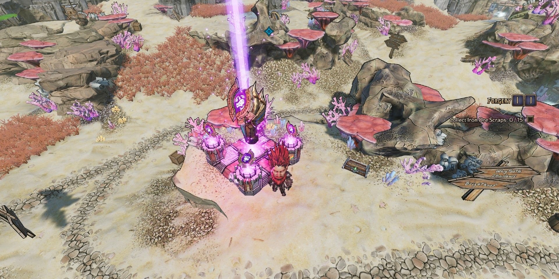 Tiny Tina's Wonderlands: ubicación de cada pieza del Santuario de Grindanna