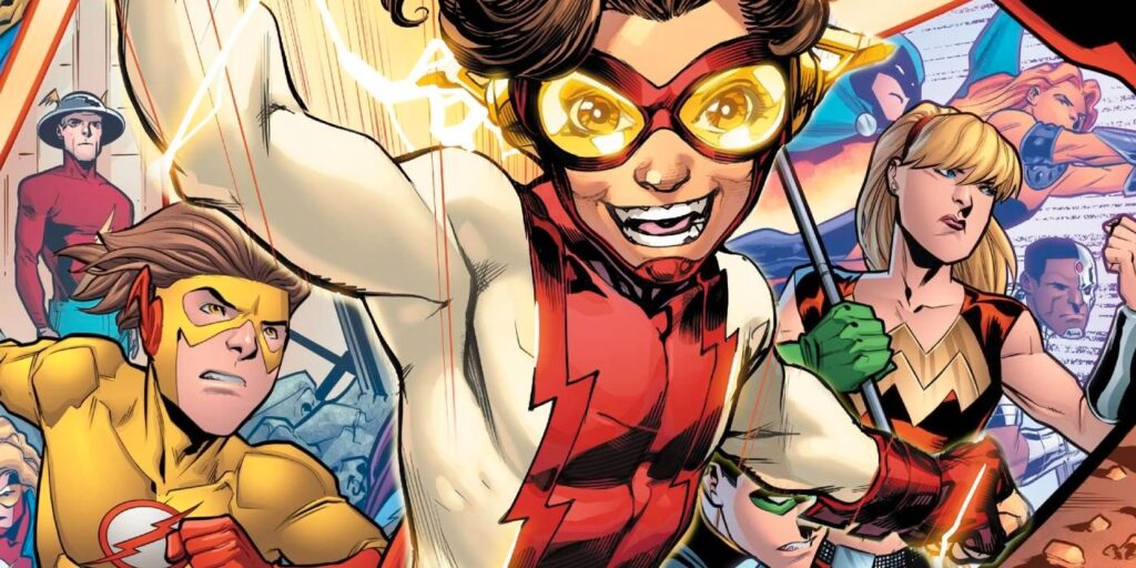 Toda la historia de DC Comics de Bart Allen capturada en un panel épico de Speed ​​Force