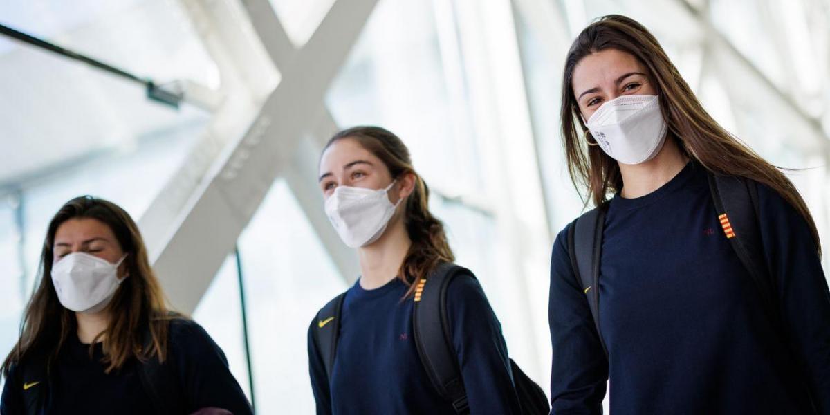 Toda la plantilla viajó a Wolfsburgo