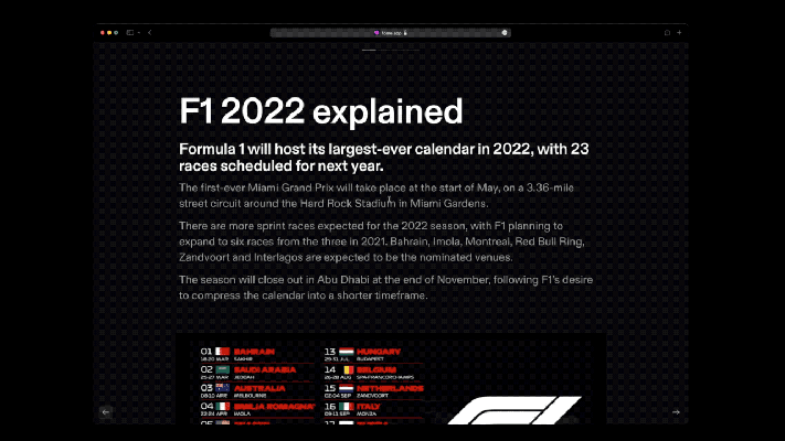Tome anima las presentaciones de diapositivas con datos en tiempo real y diseños flexibles
