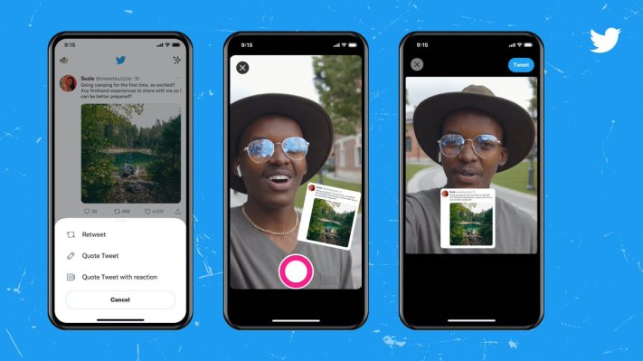 Twitter quiere que retuitees videos de reacciones similares a TikTok