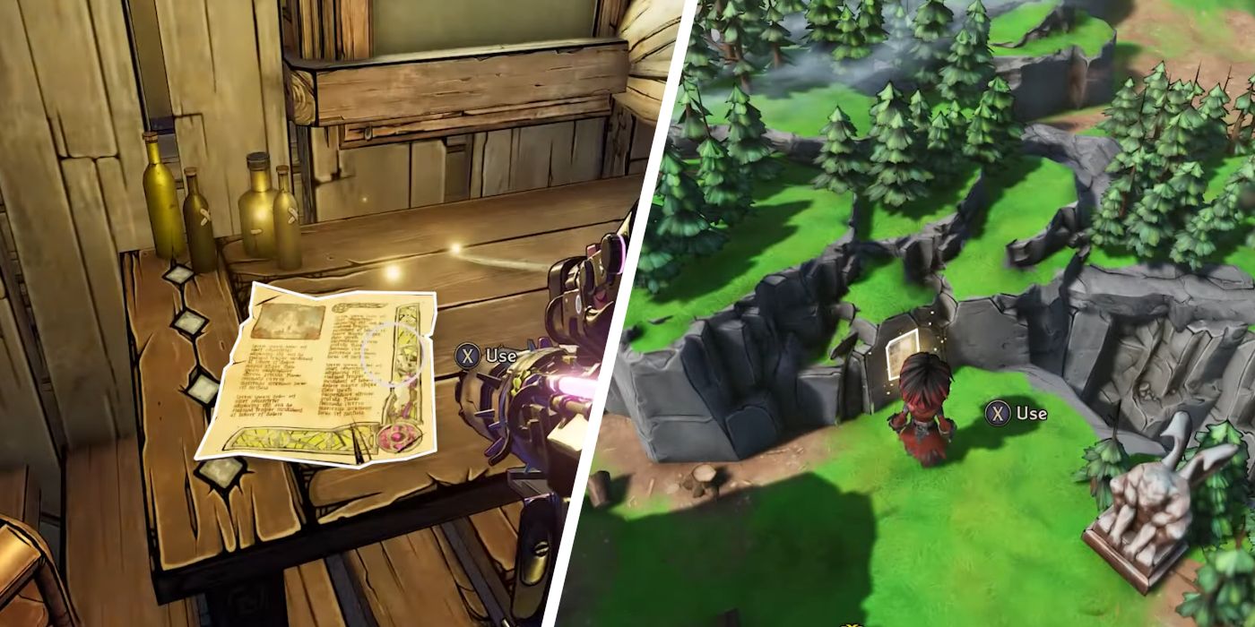 Ubicación de cada página de poesía en Tiny Tina’s Wonderlands