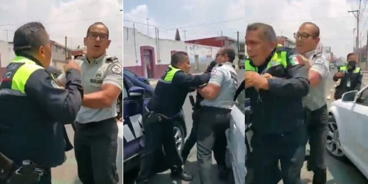 VIDEO: Golpea agente de Guardia Nacional a agentes viales por infraccionarlo, “Pndejo gato” le dijo
