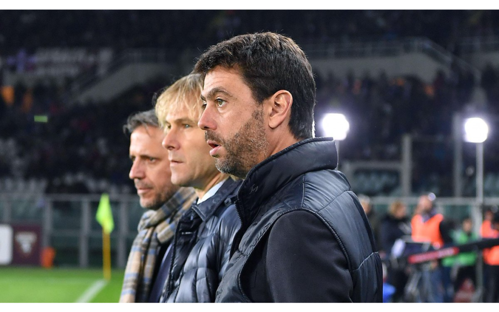 Van tras Andrea Agnelli y Aurelio De Laurentiis en Italia | Tuit