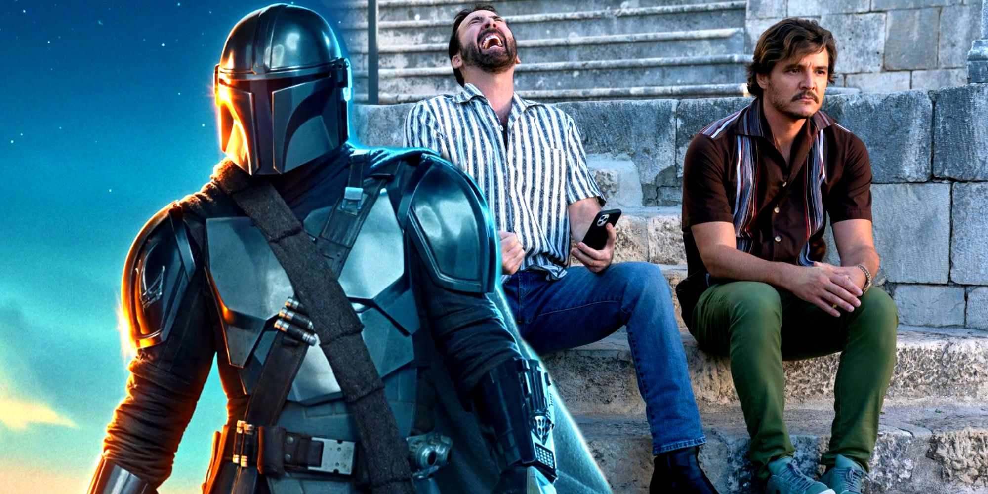 Video de talento masivo pone a Mandalorian en la nueva película de Nicolas Cage