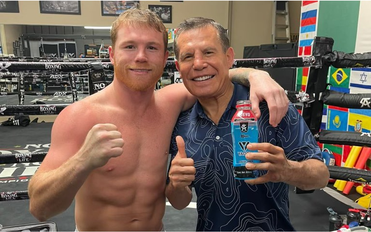 Visita JC Chávez al “Canelo” y le desea suerte en su próximo combate | Tuit