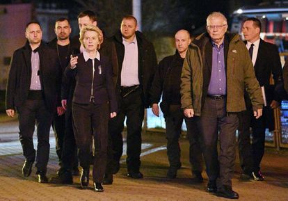Von der Leyen y Borrell llegan a Kiev para reunirse con Zelenski