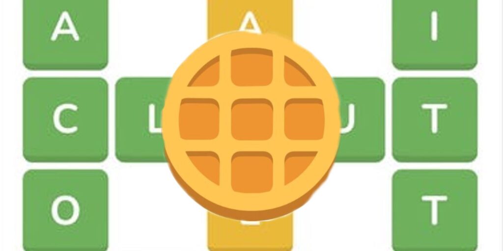 Wordle Homage Waffle no incluye escritura