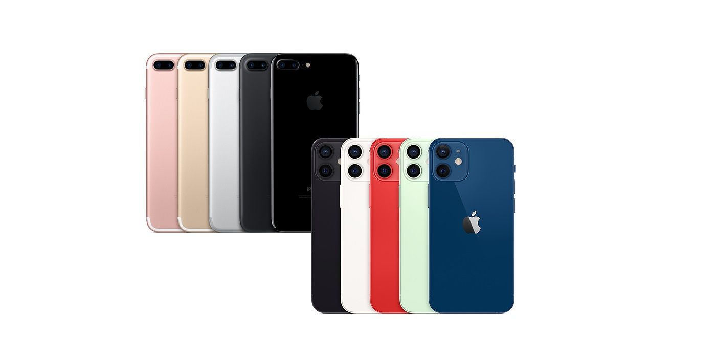 iPhone 12 mini vs.  iPhone 7: cómo se compara el iPhone pequeño de Apple