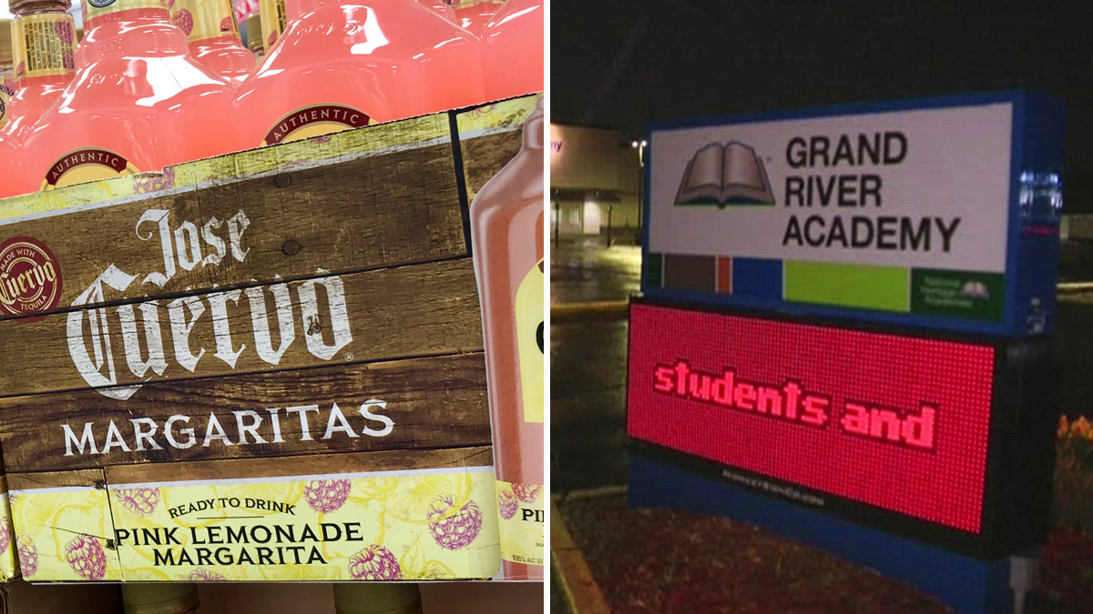 niño lleva tequila Jose Cuervo al kinder