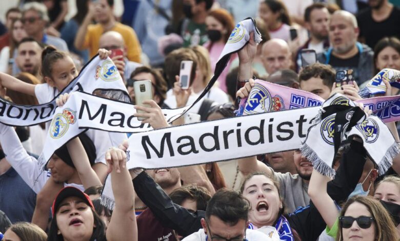 "¡Sí se puede!", la banda sonora de la celebración del Real Madrid