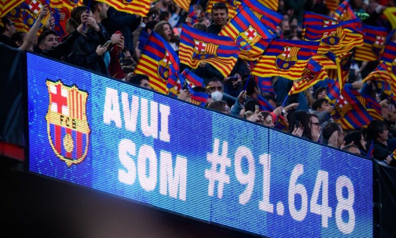 ¡91,648 personas en el Camp Nou! Nuevo récord de asistencia para un partido fememil | Video