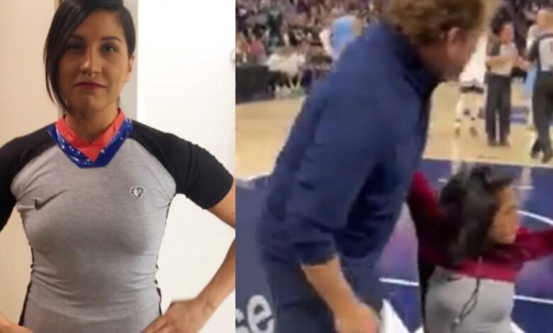 ¡Nueva protesta en Minnesota! Una activista se sentó justo detrás del dueño del equipo