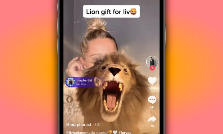 ¿Cuánto cuesta un león en TikTok Live? El regalo raro explicado