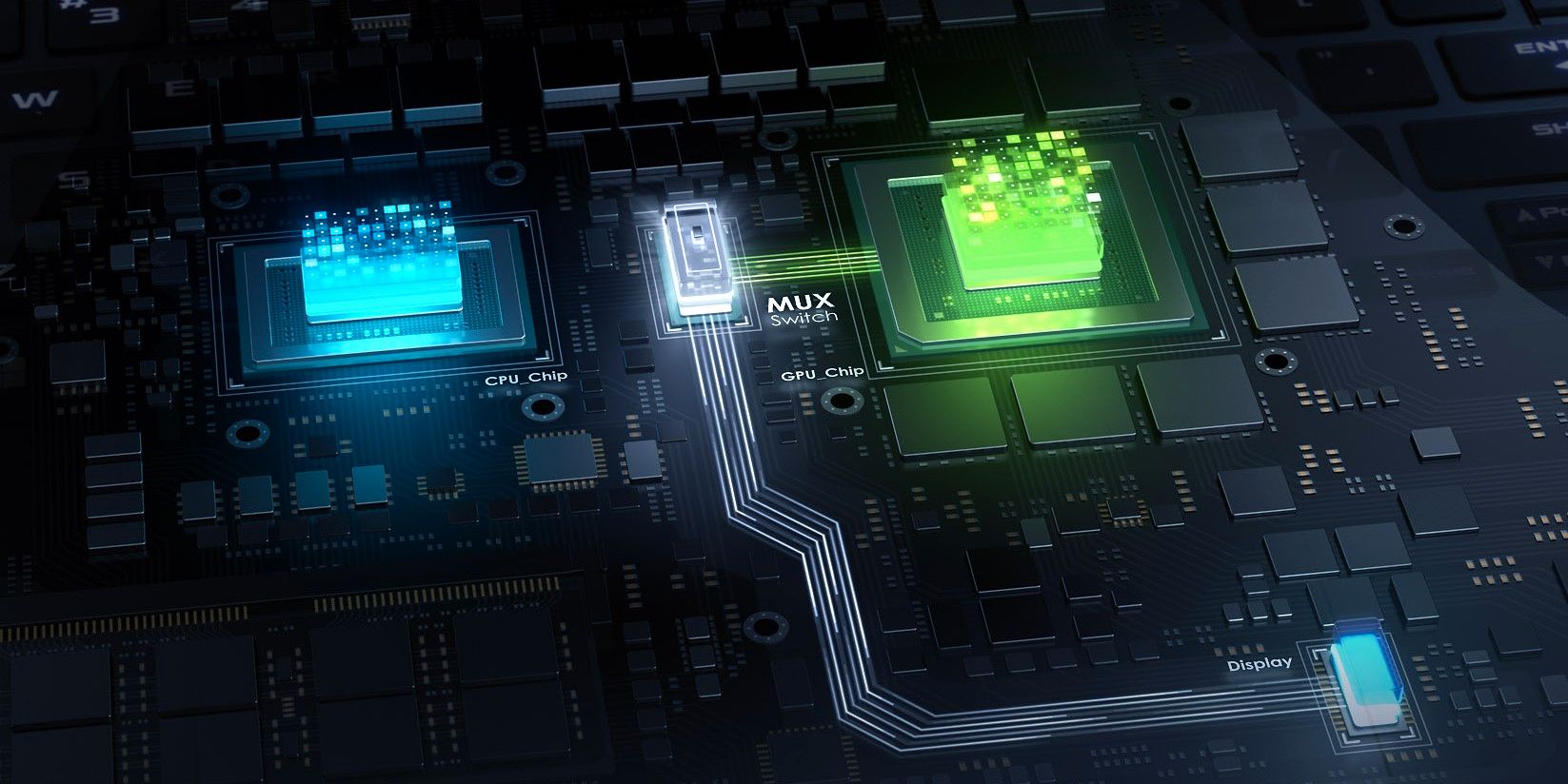 ¿Qué es un interruptor MUX en las computadoras portátiles para juegos y debería usarlo?