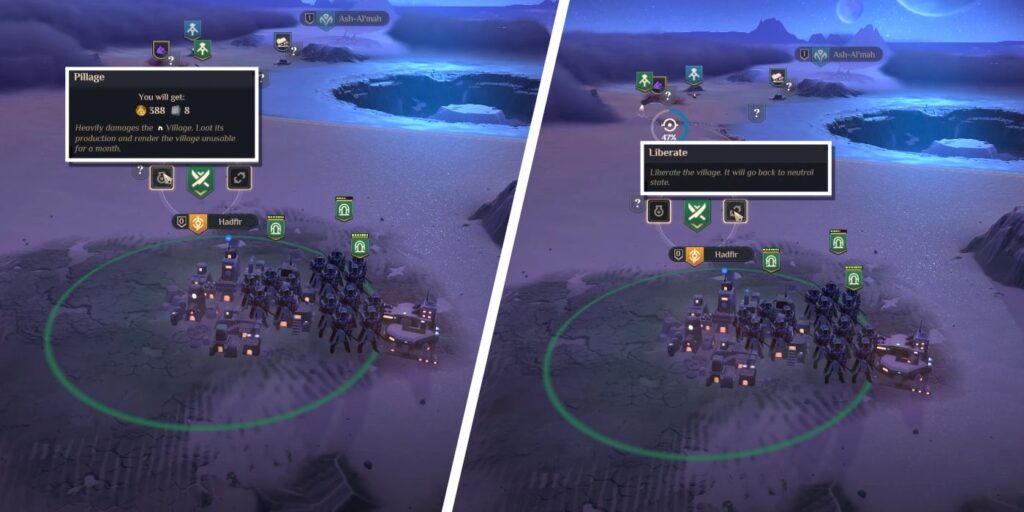 ¿Deberías liberar o saquear aldeas en Dune: Spice Wars?