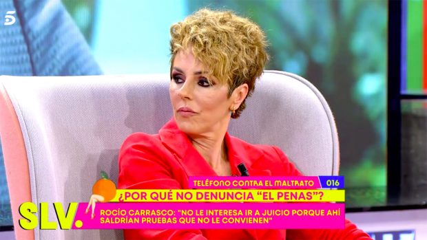 Rocío Carrasco, visiblemente emocionada / Telecinco