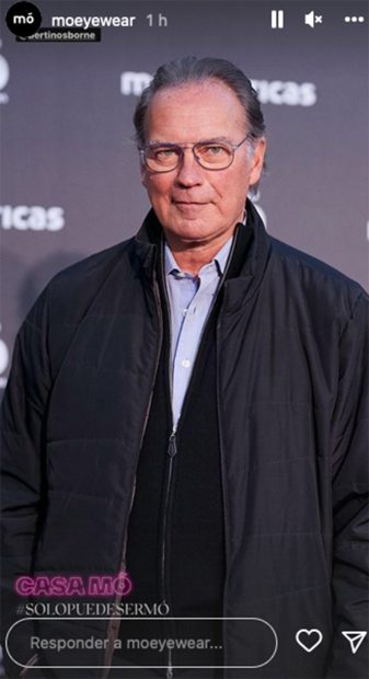 Bertín Osborne en el photocall / Instagram @moeyewear
