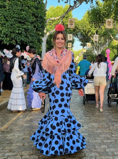 Virginia Troconis en la Feria de Abril / Instagram