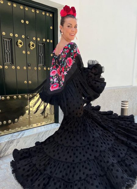 Mar Flores en la Feria de Abril / Instagram