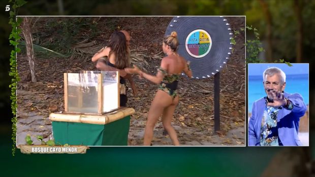 Kiko Matamoros, Ana Luque y Lara Álvarez en 'Supervivientes' / Telecinco