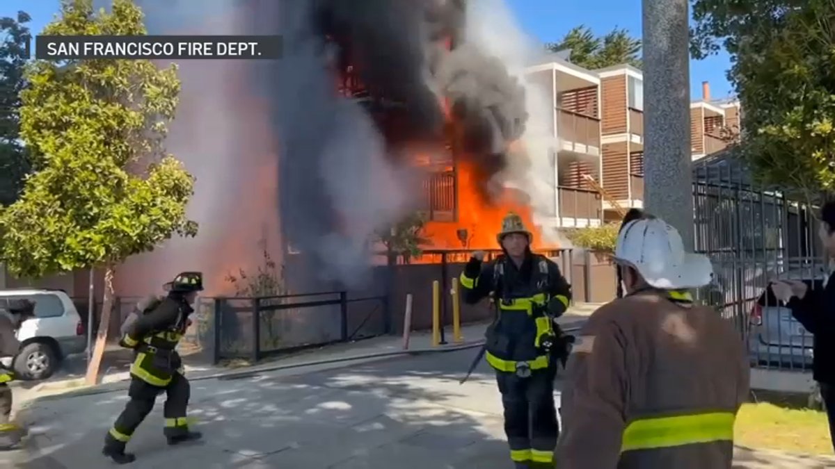 5 personas rescatadas, 7 heridas y 18 desplazados tras incendio en San Francisco