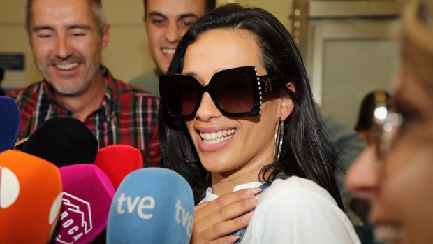 Chanel llegando a Madrid / Gtres