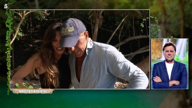 Kiko Matamoros y Marta López en 'Supervivientes' / Telecinco