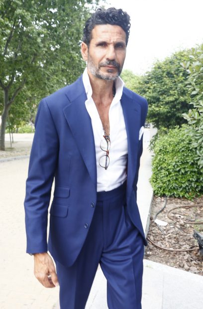 Óscar Higares en el tanatorio de San Isidro / Gtres