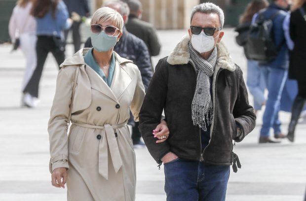 Ana María Aldón y Ortega Cano paseando / Gtres