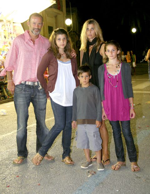 Olimpia y Tassilo con sus padres y su hermana Mafalda / Gtres