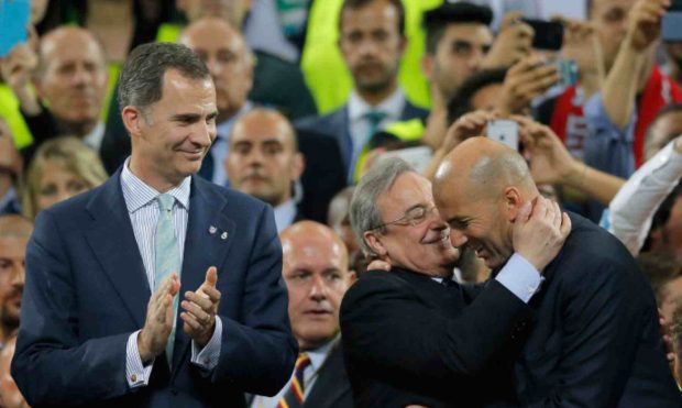 El Rey Felipe VI celebrando la Champions de 2016 / Gtres