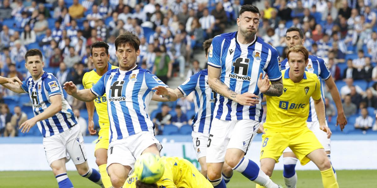 3-0: Silva, el 'Mago' de la Real, alarga el sufrimiento del Cádiz