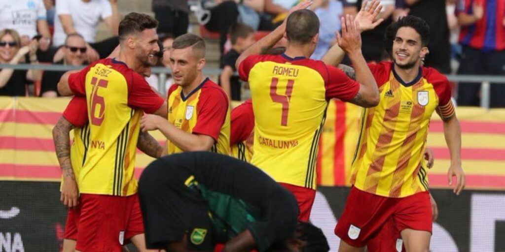 6-0: Catalunya se gusta ante Jamaica y hace vibrar a Montilivi