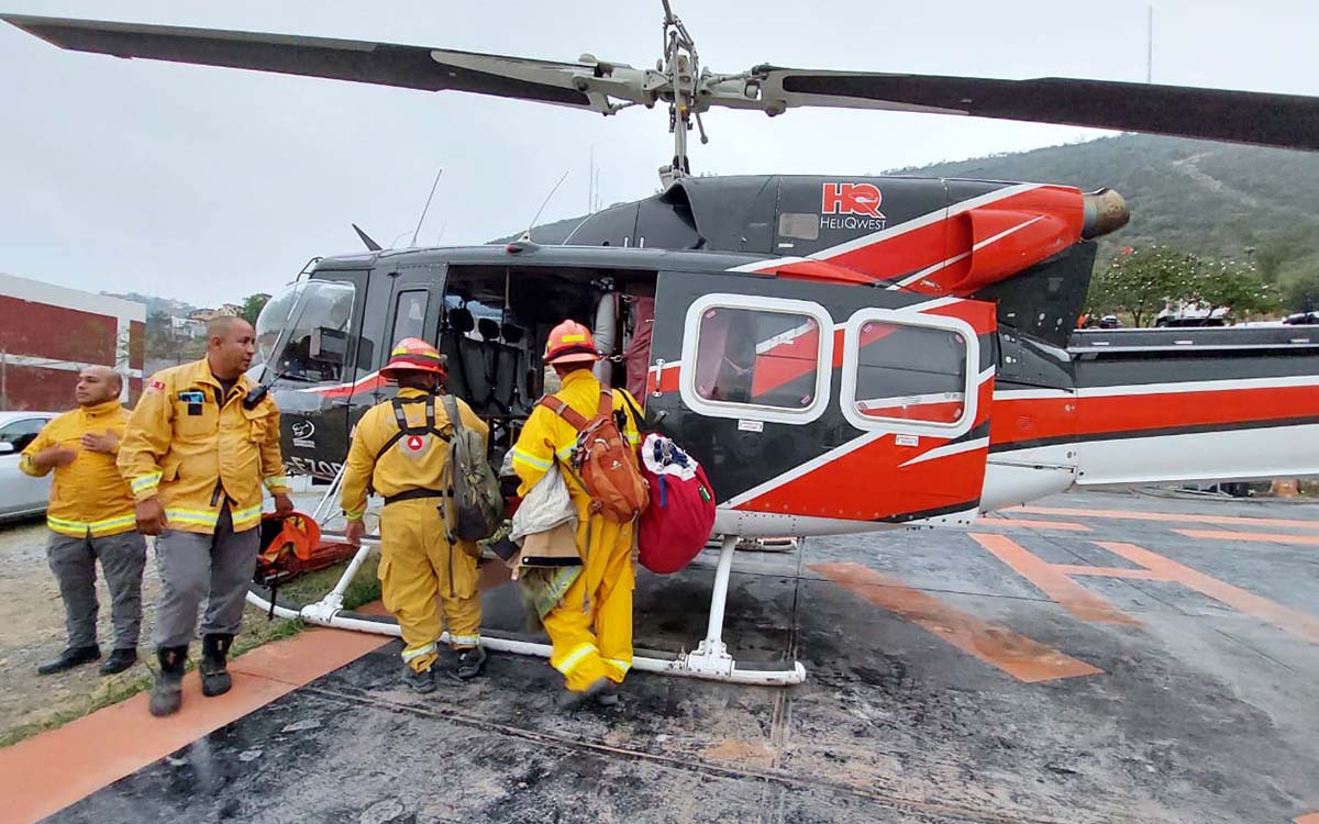 Activan Brigada Fénix por incendio forestal en NL y Coahuila