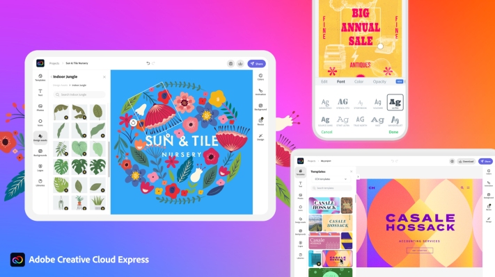 Adobe lanza nuevas funciones de Creative Cloud Express para planificar y publicar publicaciones en redes sociales