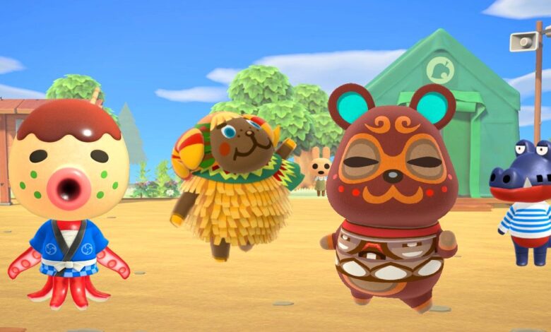 Aldeanos de Animal Crossing que no son animales reales