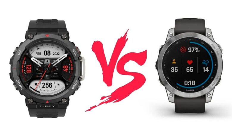 Amazfit T-Rex 2 vs. Garmin Fenix ​​7: ¿Qué reloj inteligente resistente es mejor?