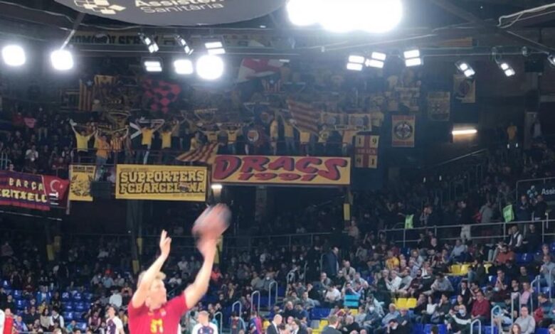 Ambientazo en el Palau para recibir al Bayern