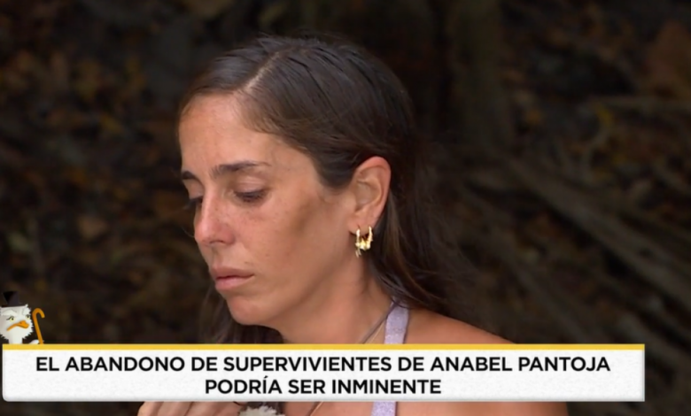 Anabel Pantoja, con el corazón dividido, podría abandonar 'Supervivientes 2022'