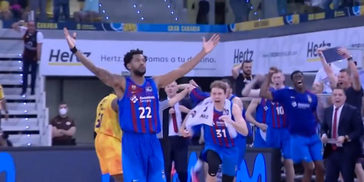 Así fue el tiro ganador de Higgins para meter al Barça en semis