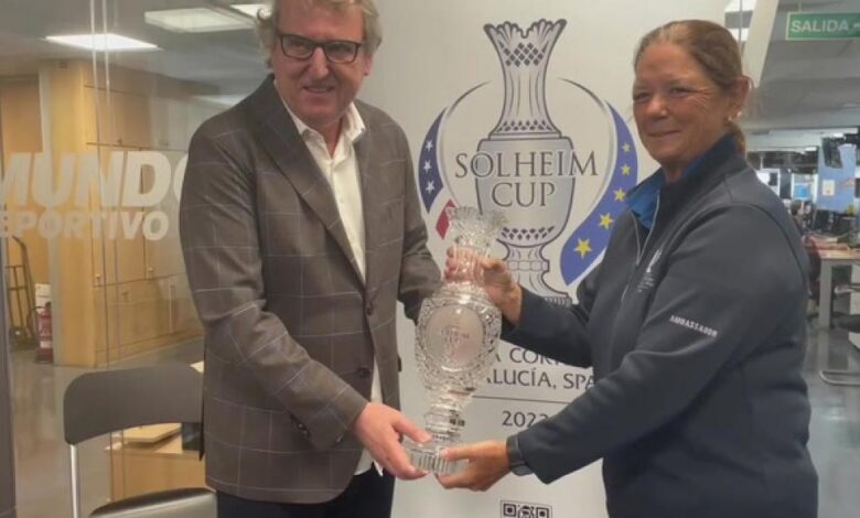 Así ha sido la visita de la Solheim Cup a la redacción de Mundo Deportivo
