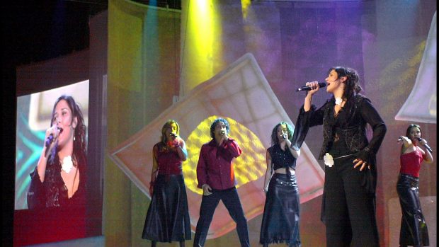 Rosa López en Eurovisión 2002 / Gtres