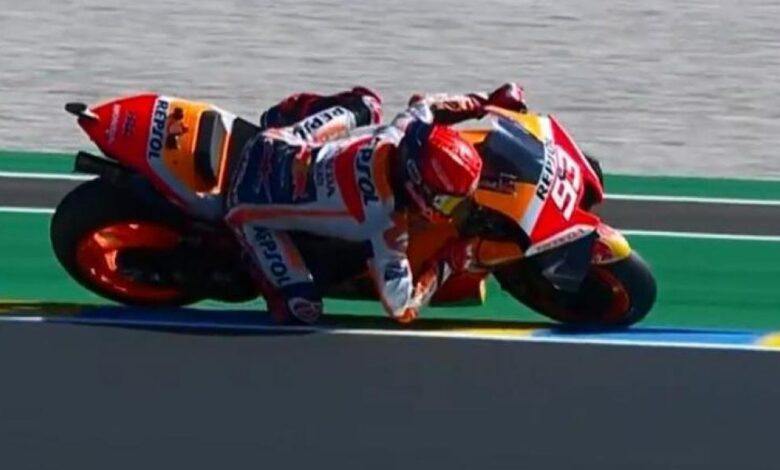 Así han sido las brutales salvadas de Marc Márquez que han impresionado a sus rivales