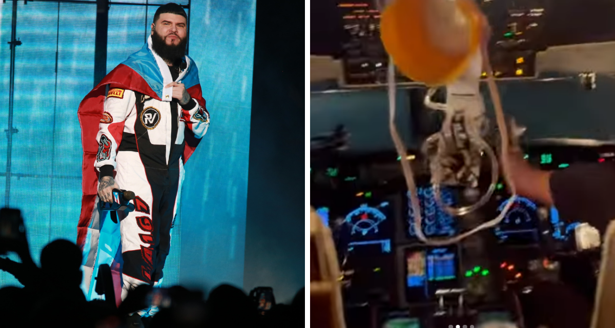 Aterrizaje de emergencia: Farruko vive tensa situación en un avión