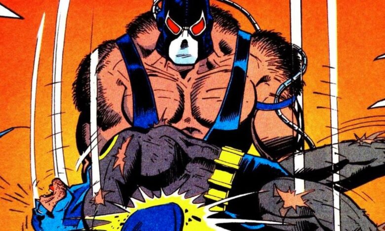 Bane rompiendo la espalda de Batman fue la máxima señal de respeto
