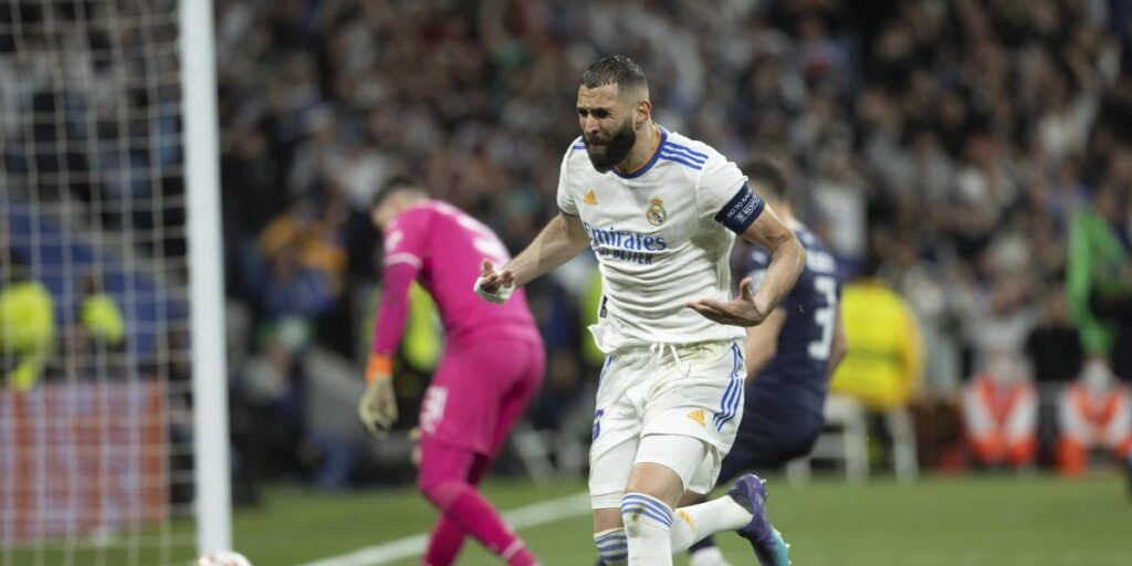 Benzema, a dos goles de un récord histórico de Cristiano en la Champions